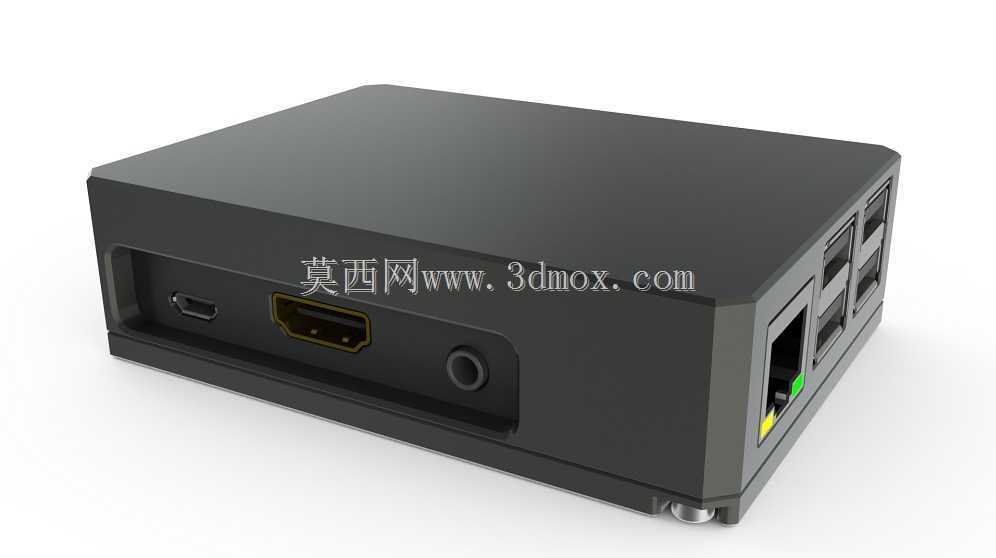 实心铝,黑色阳极氧化覆盆子B+外壳