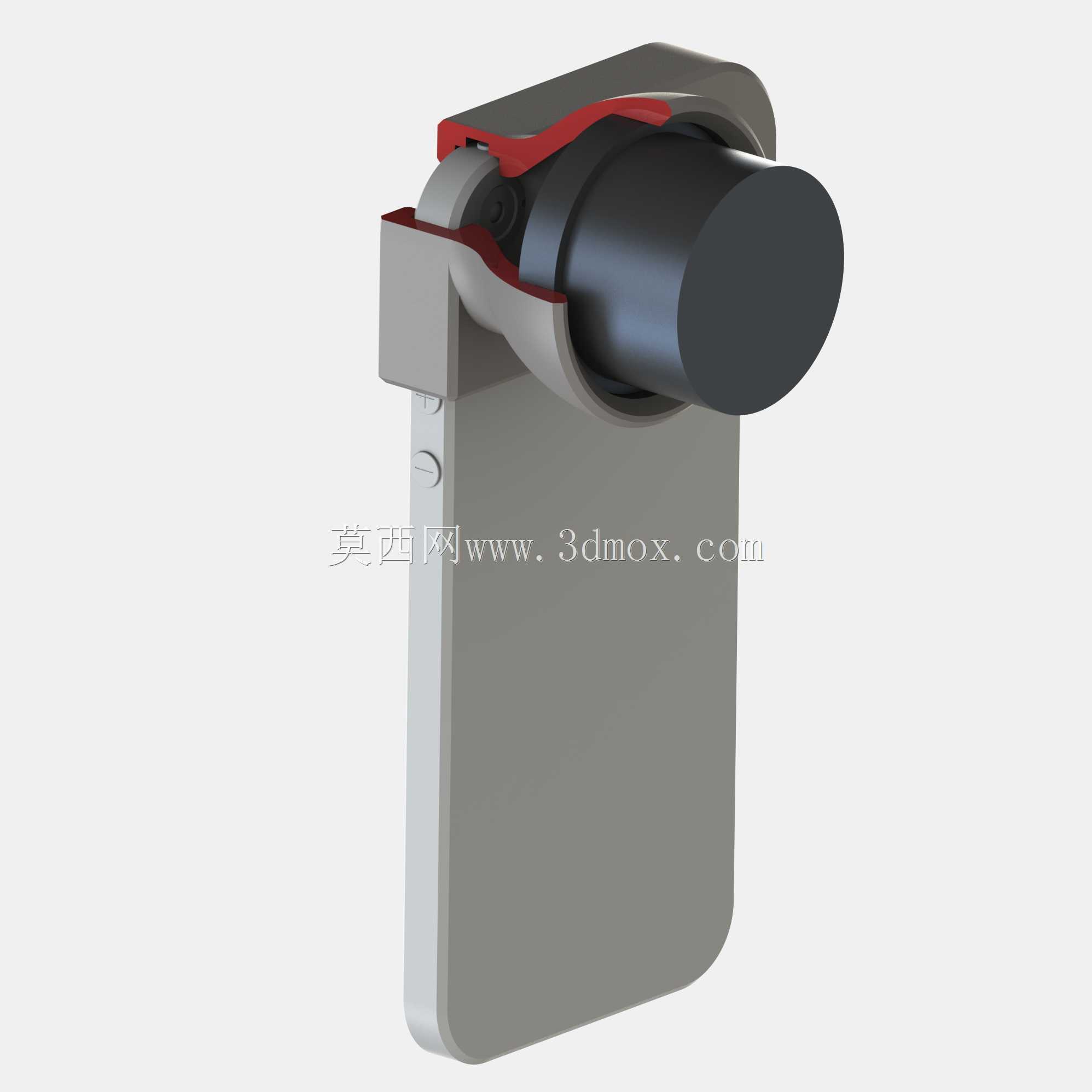 3D打印Iphone至显微镜适配器