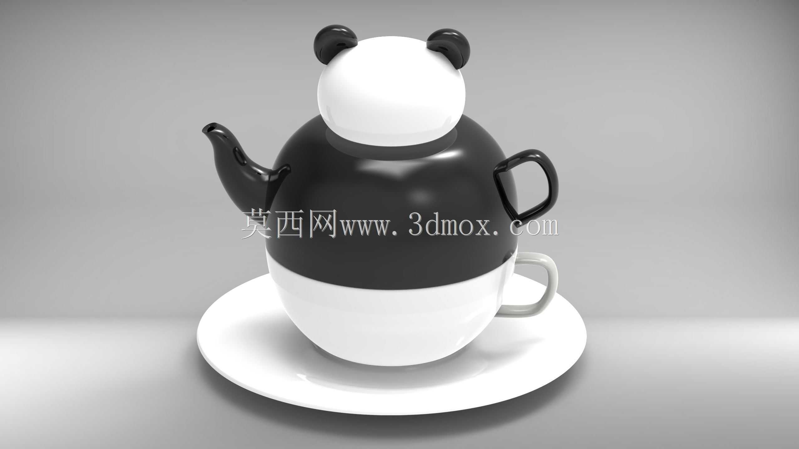 Autodesk Maya和Keyshot中的茶壶设计
