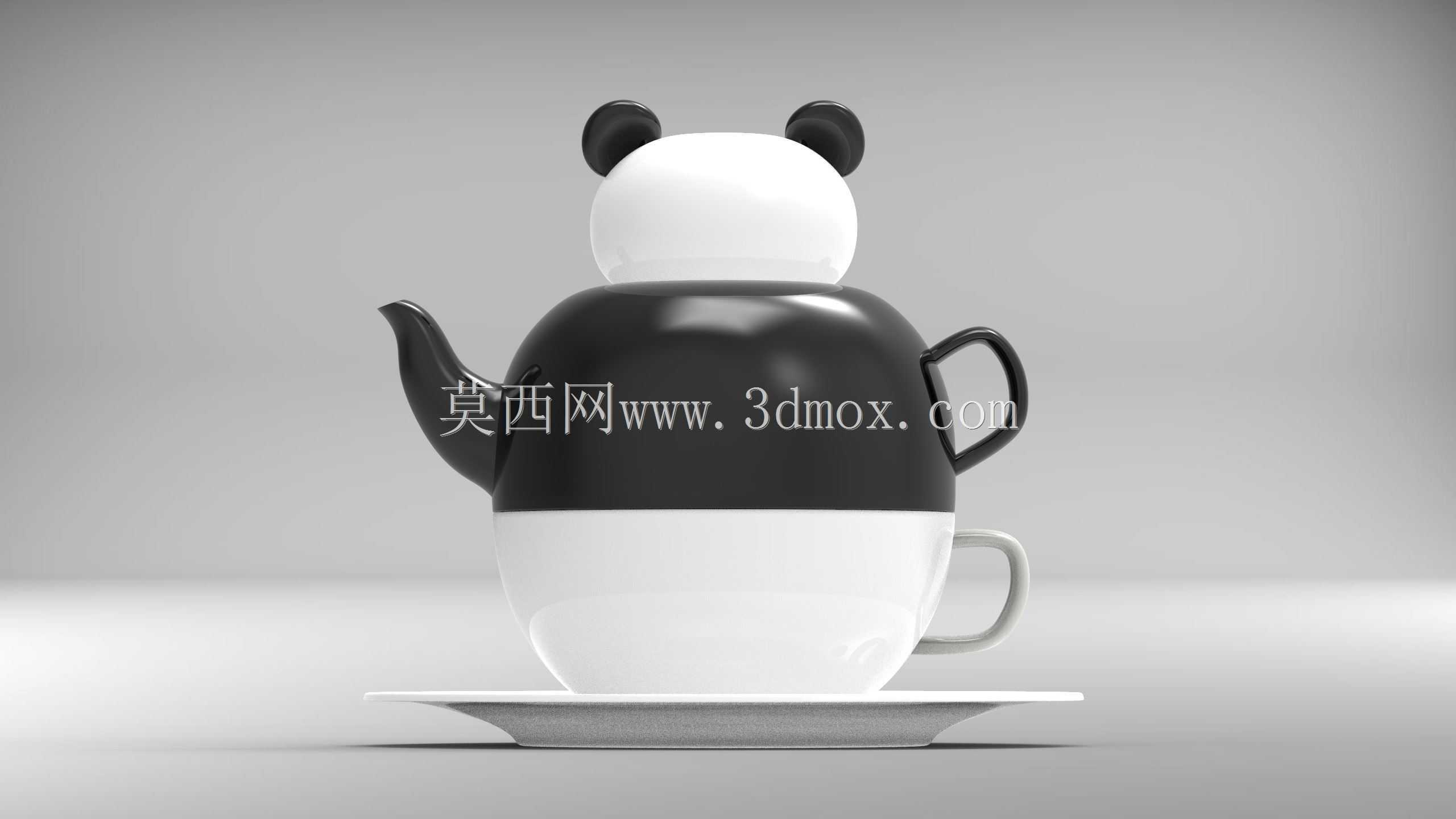Autodesk Maya和Keyshot中的茶壶设计
