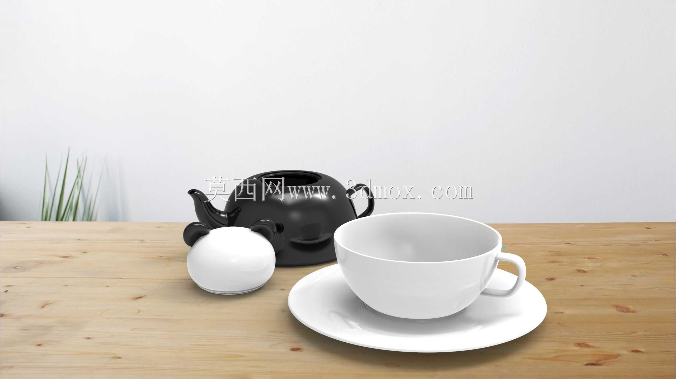 Autodesk Maya和Keyshot中的茶壶设计