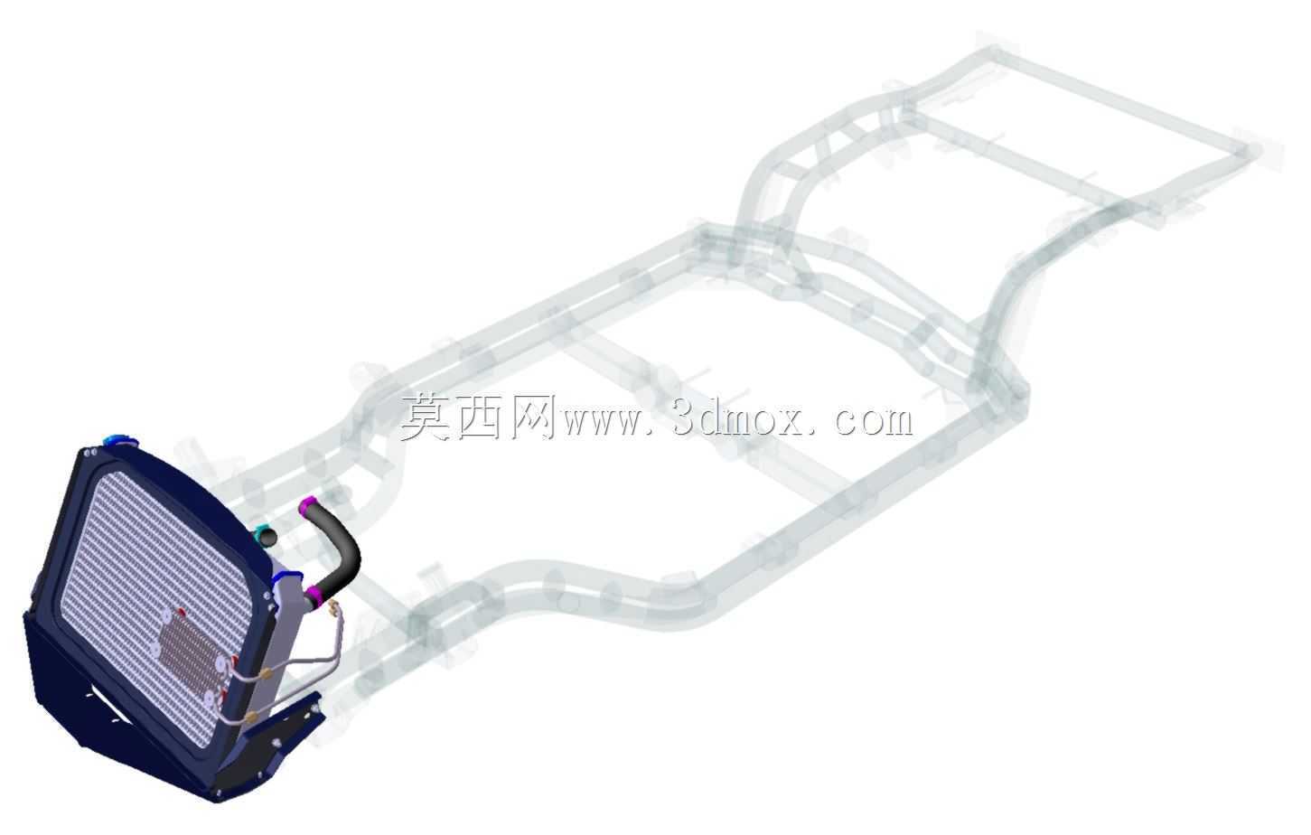 C3散热器总成。stp