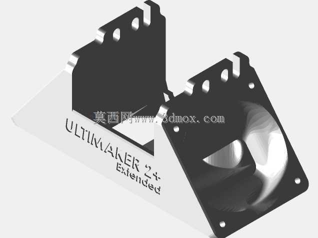 Ultimaker 2+风扇罩升级(40毫米直流风扇)