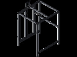 guarda de aluminio de 30毫米x 30毫米
