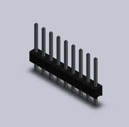 pin_header_2.54 SIL_9 pines