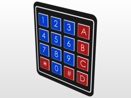 Md0090矩阵4x4 teclado