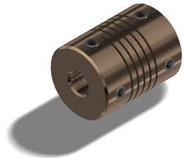 Cople Flexibl D9 L25 6x8mm