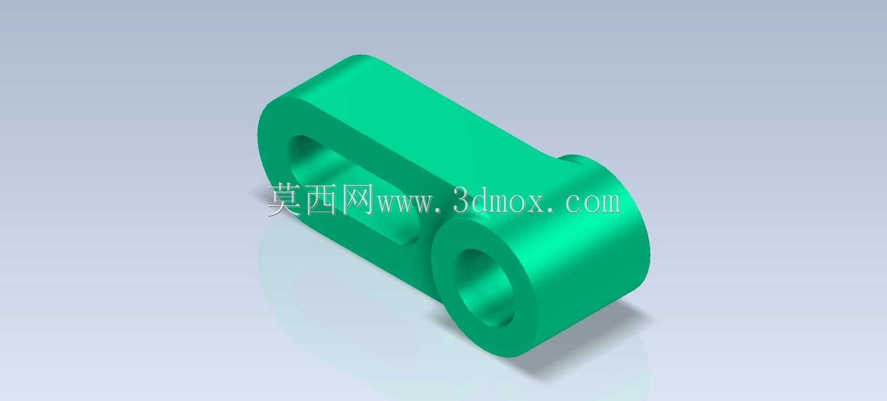 Studycadcam 3D CAD练习267/ms slotted link/Autodesk Inventor Pro