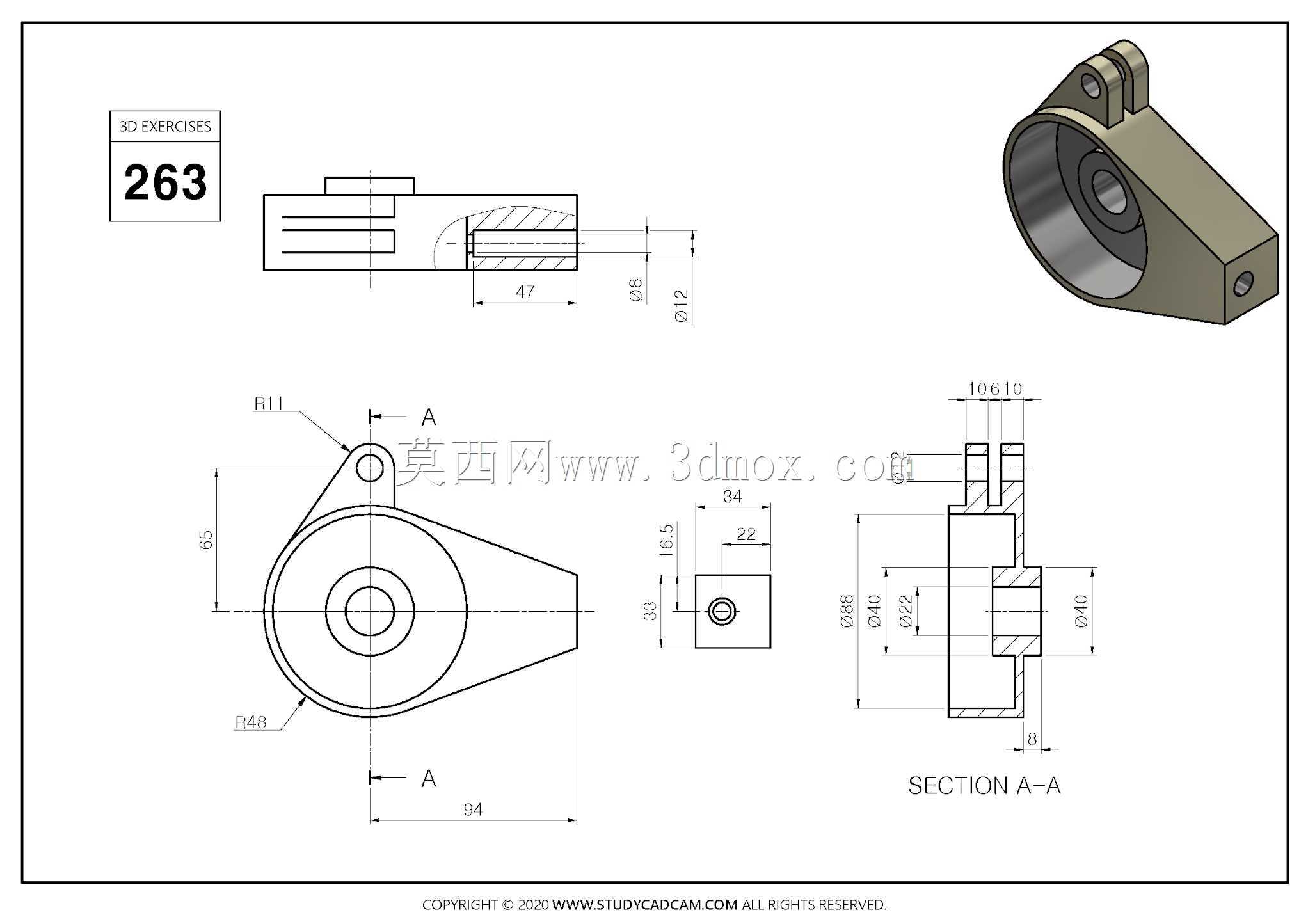 Studycadcam 3D CAD��ϰ263/Autodesk Inventor Pro