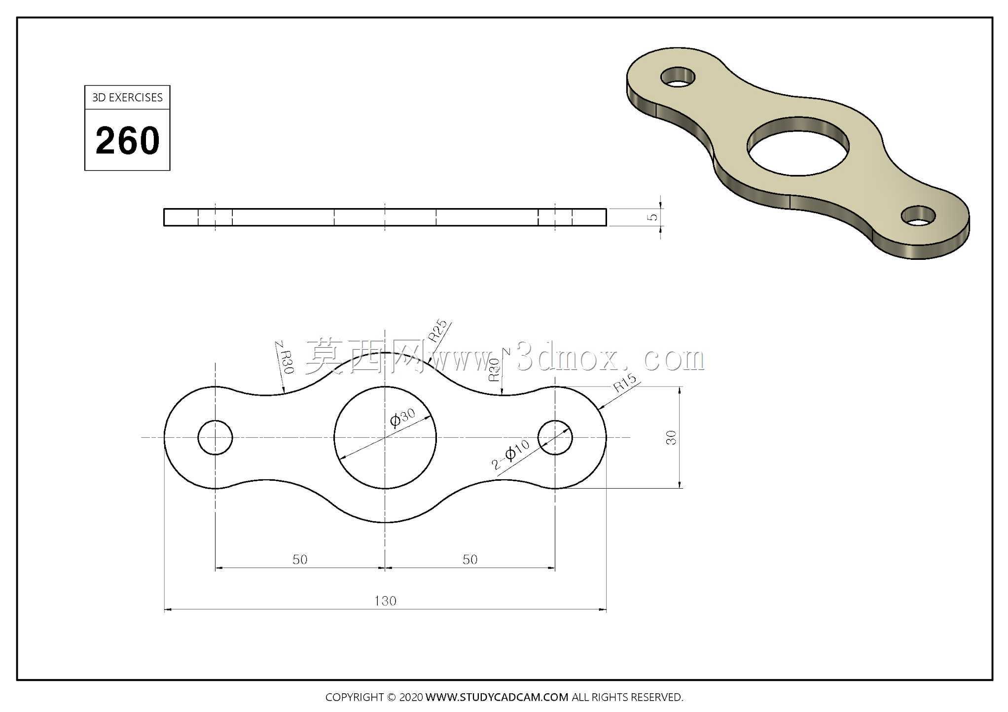 Studycadcam 3D CAD��ϰ260/Autodesk Inventor Pro