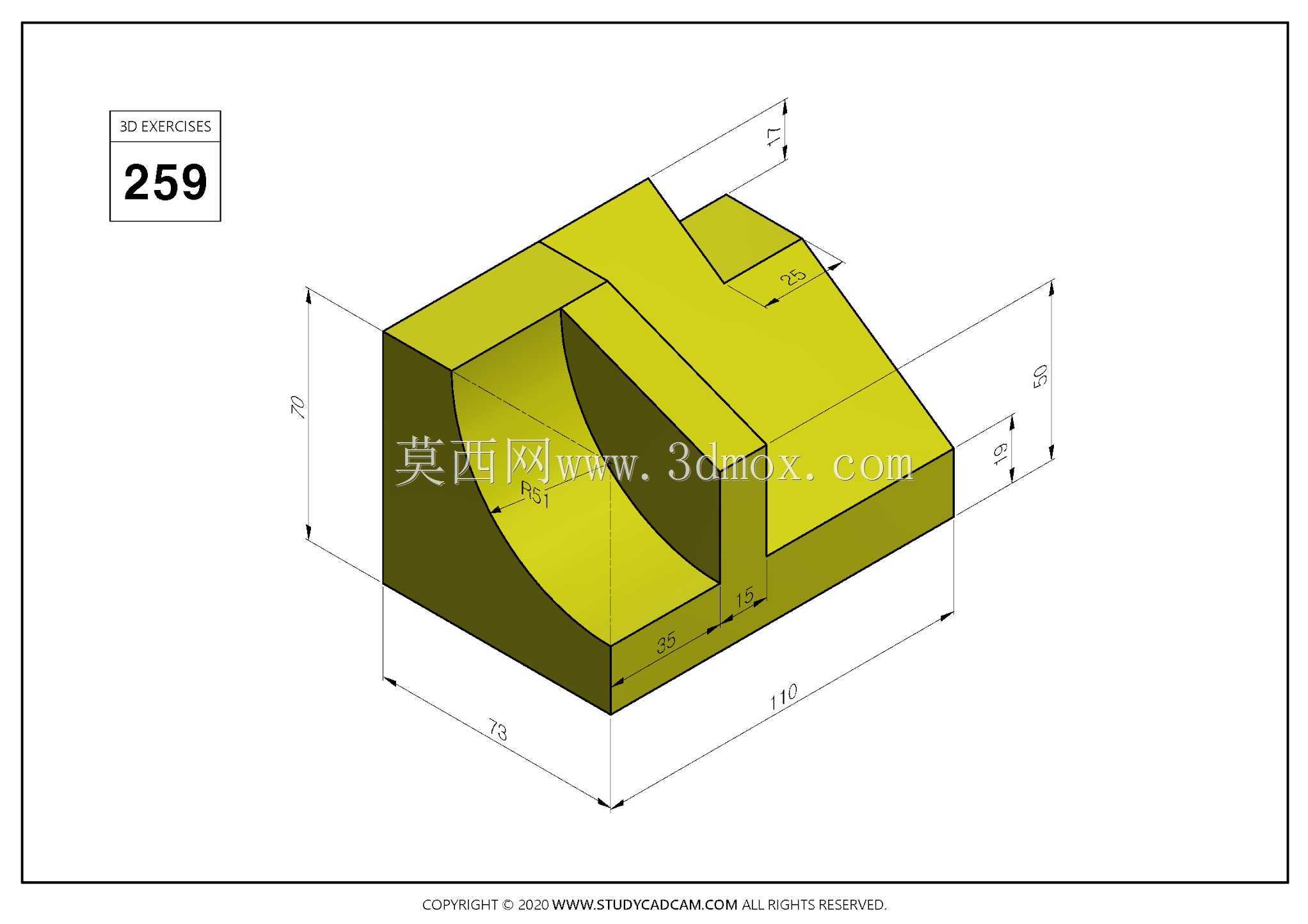 Studycadcam 3D CAD��ϰ259/Simple solid Autodesk Inventor Pro