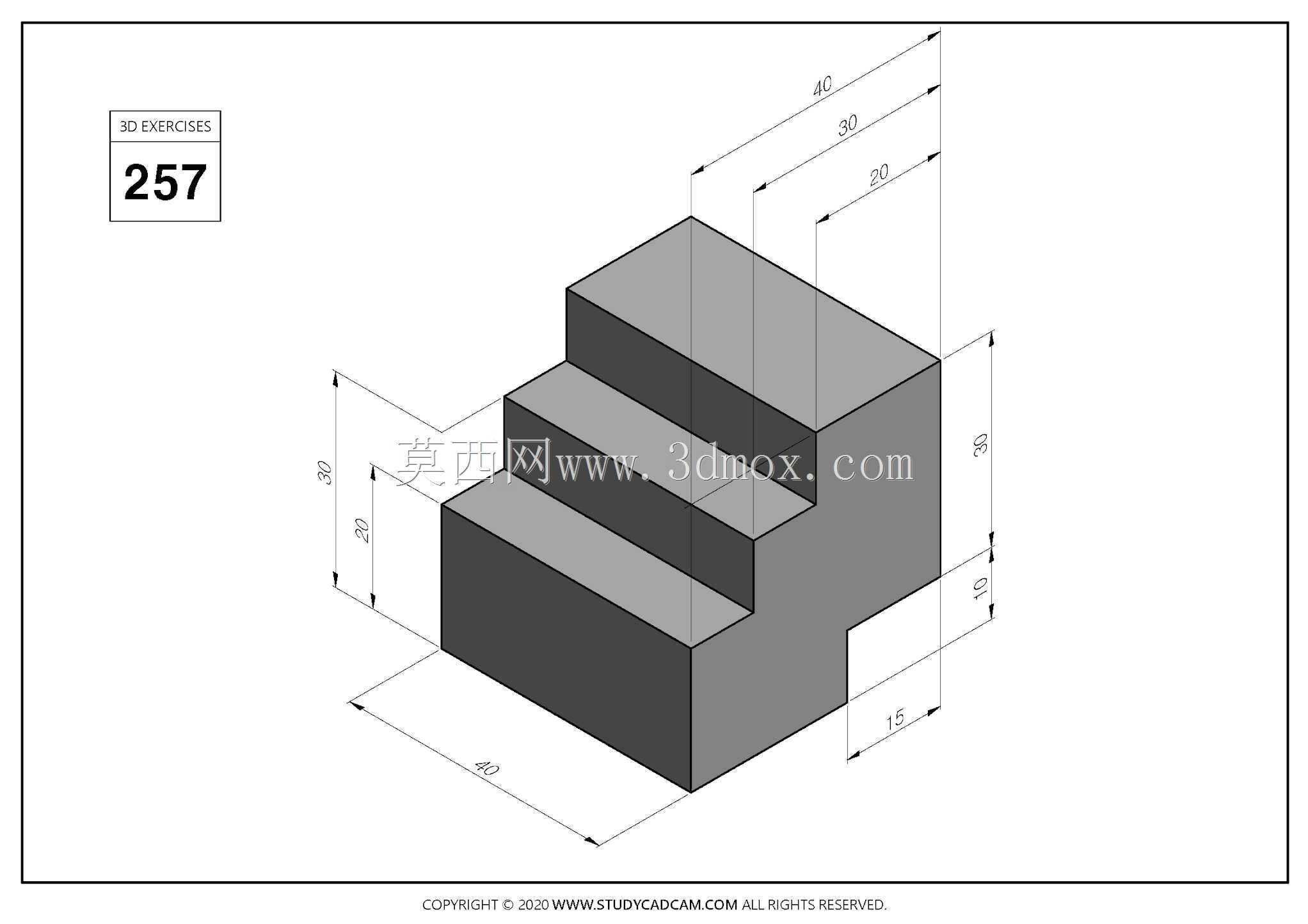 Studycadcam 3D CAD��ϰ257/Simple solid Autodesk Inventor Pro