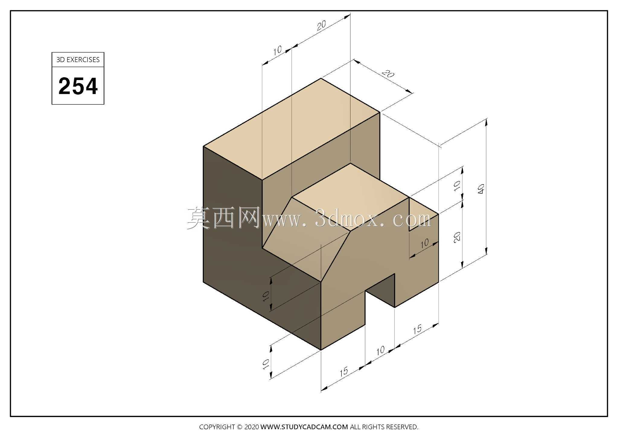 Studycadcam 3D CAD��ϰ254/Simple solid Autodesk Inventor Pro