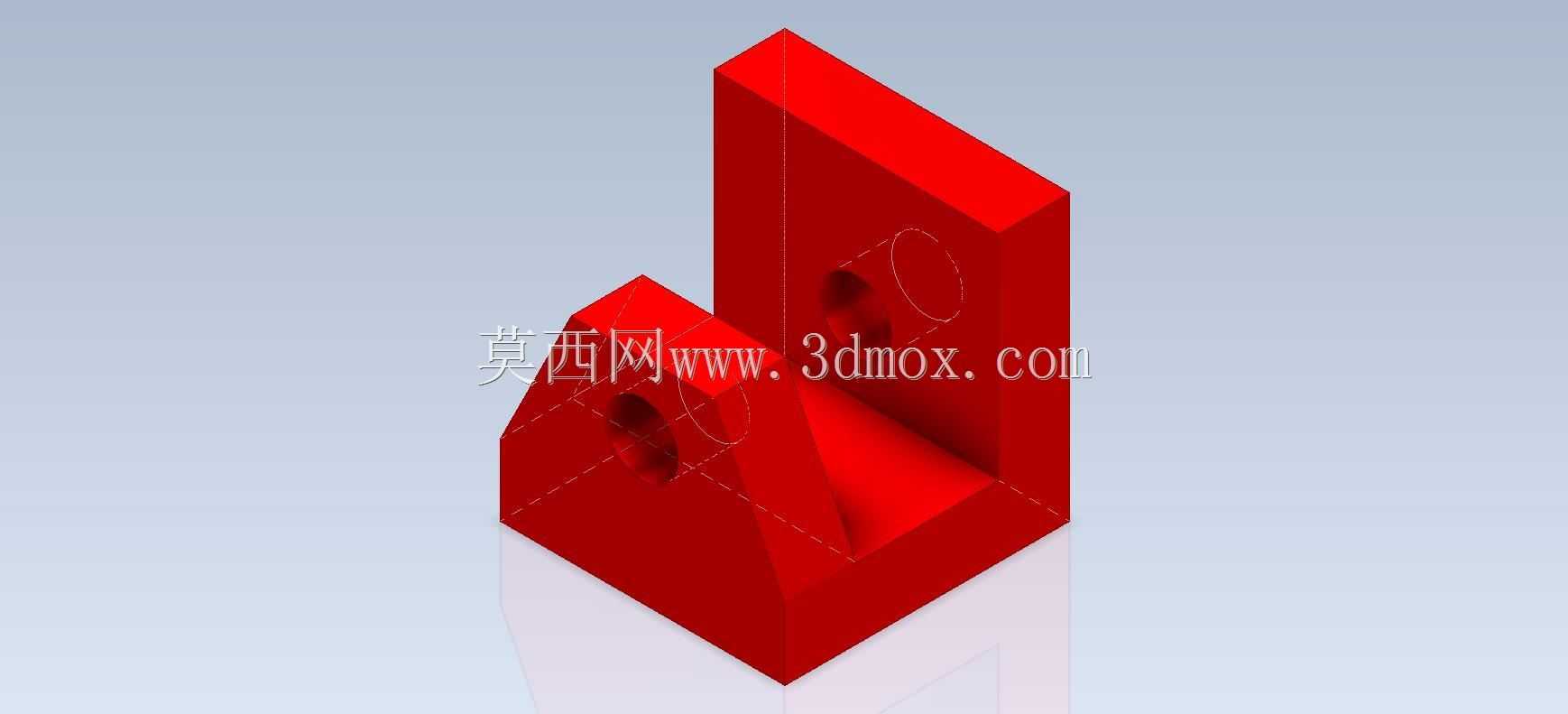Studycadcam 3D CAD练习238/Simple solid Autodesk Inventor Pro