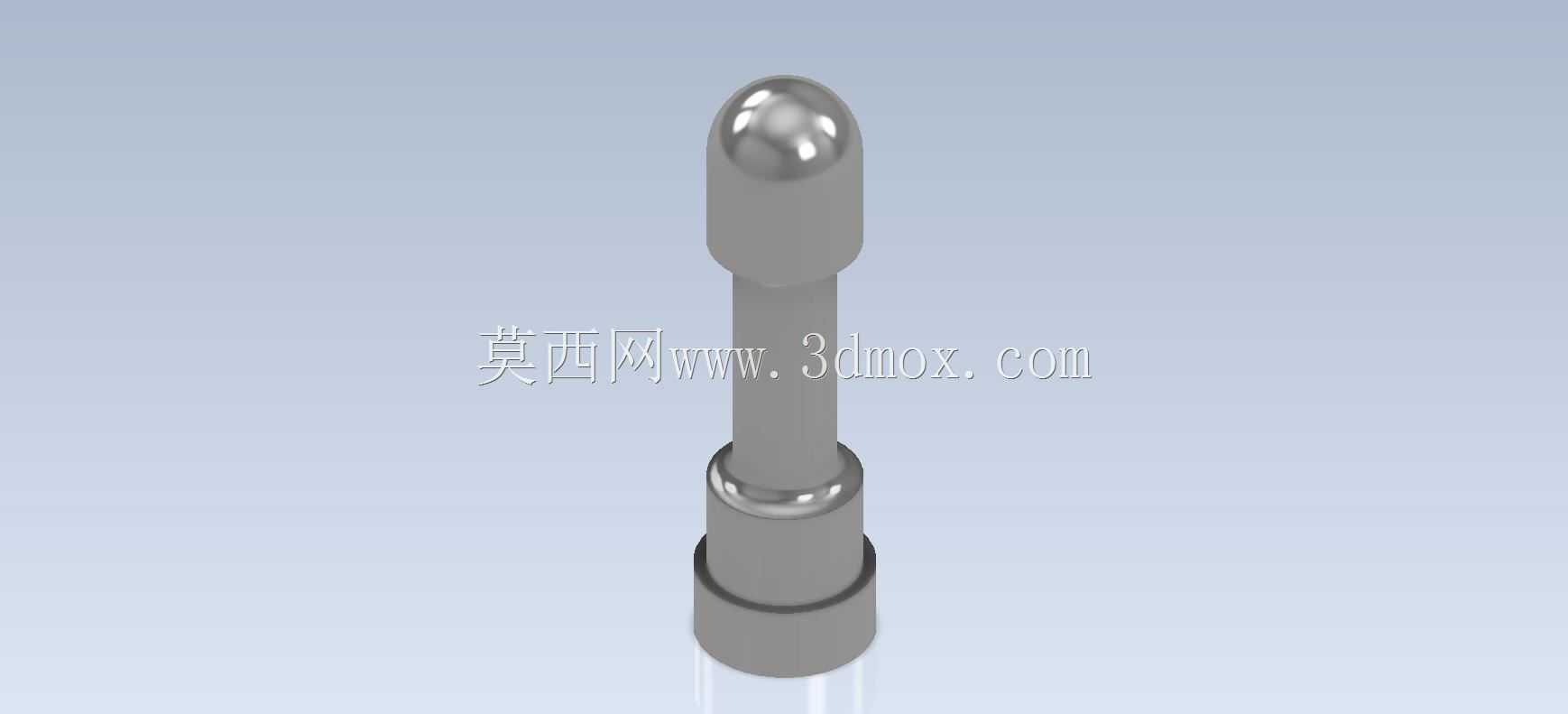 Studycadcam 3D CAD练习235/气门挺杆Autodesk Inventor Pro