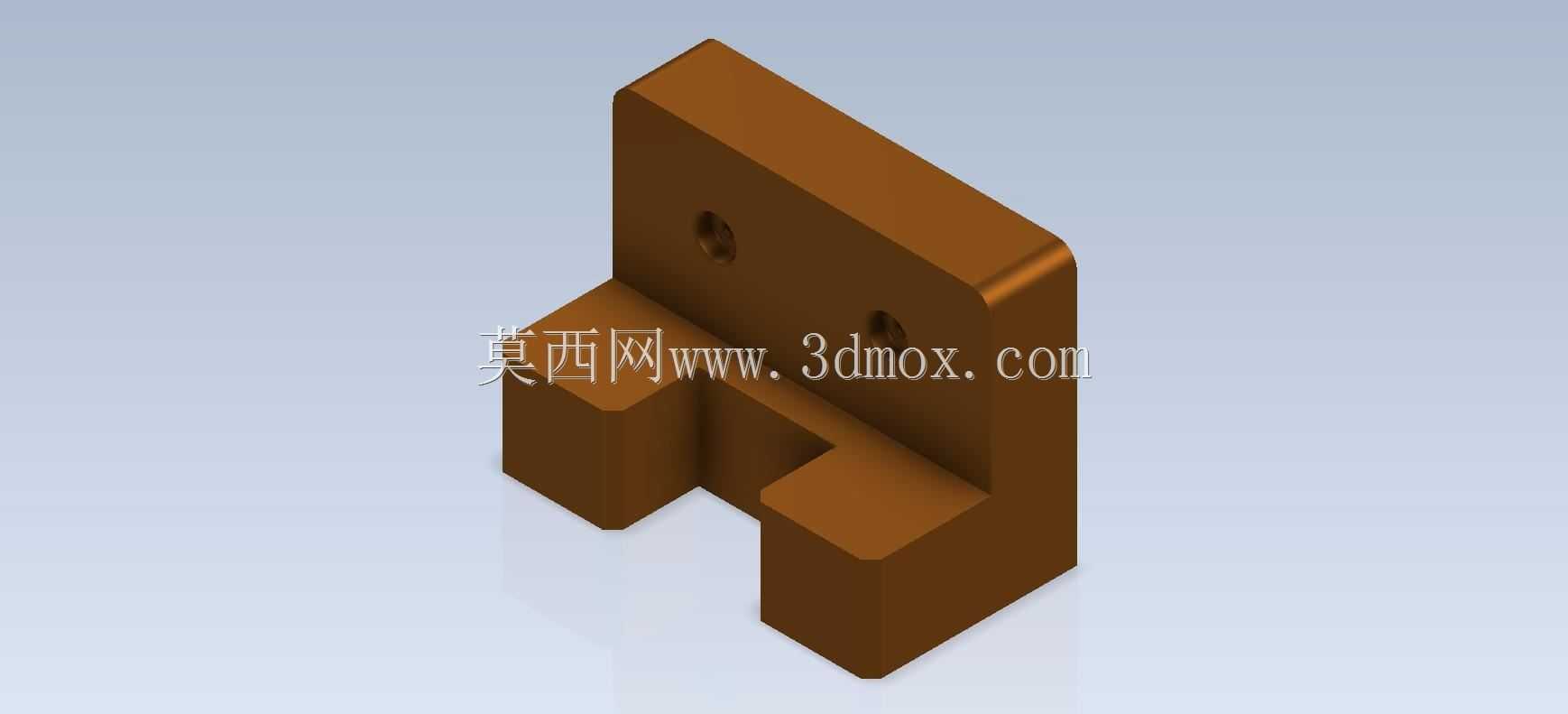 Studycadcam 3D CAD练习231/安装支架Autodesk Inventor Pro