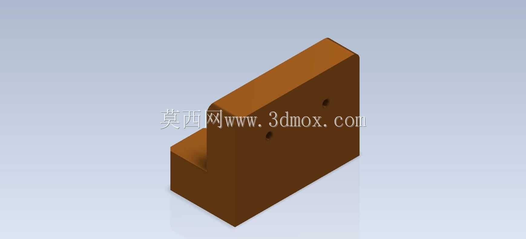Studycadcam 3D CAD练习231/安装支架Autodesk Inventor Pro