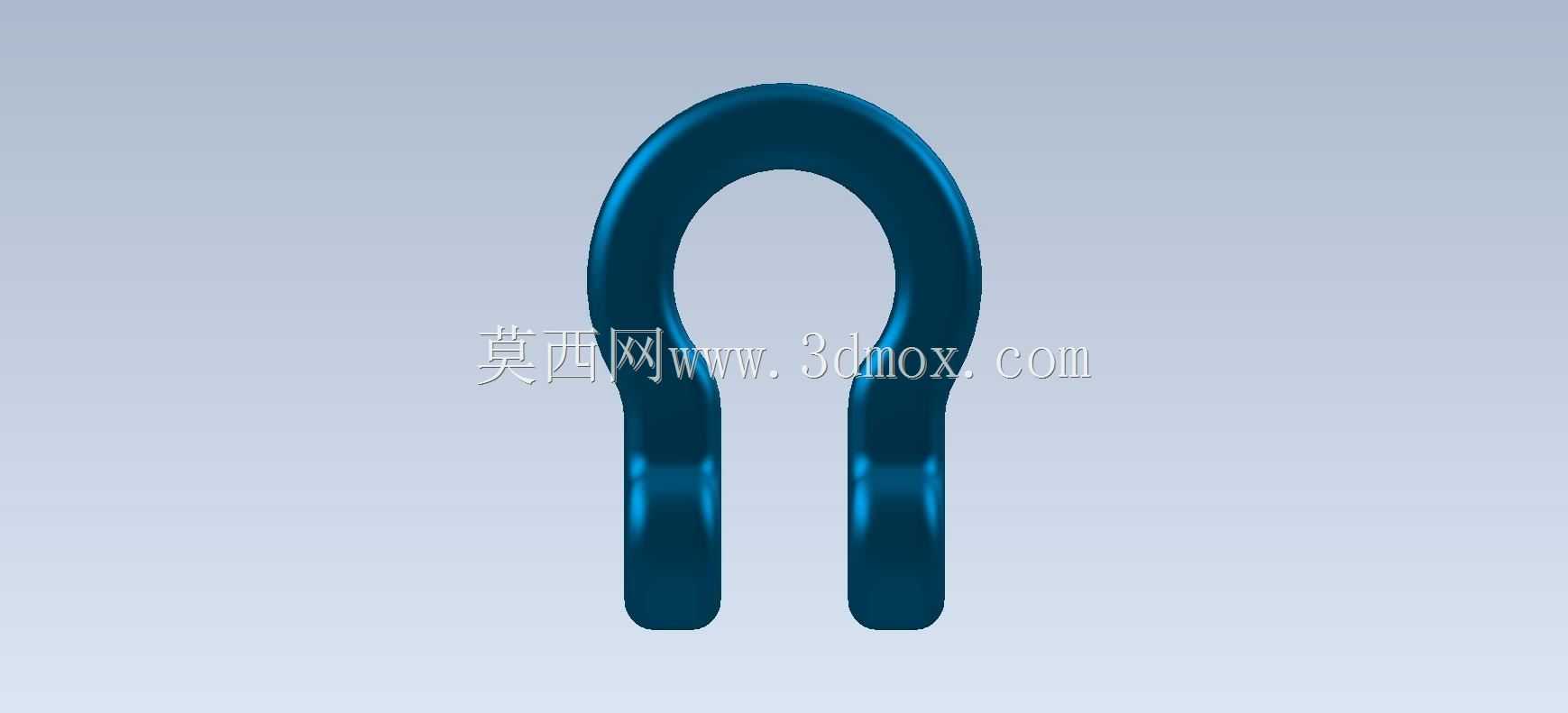 Studycadcam 3D CAD练习221/shackle Autodesk Inventor Pro