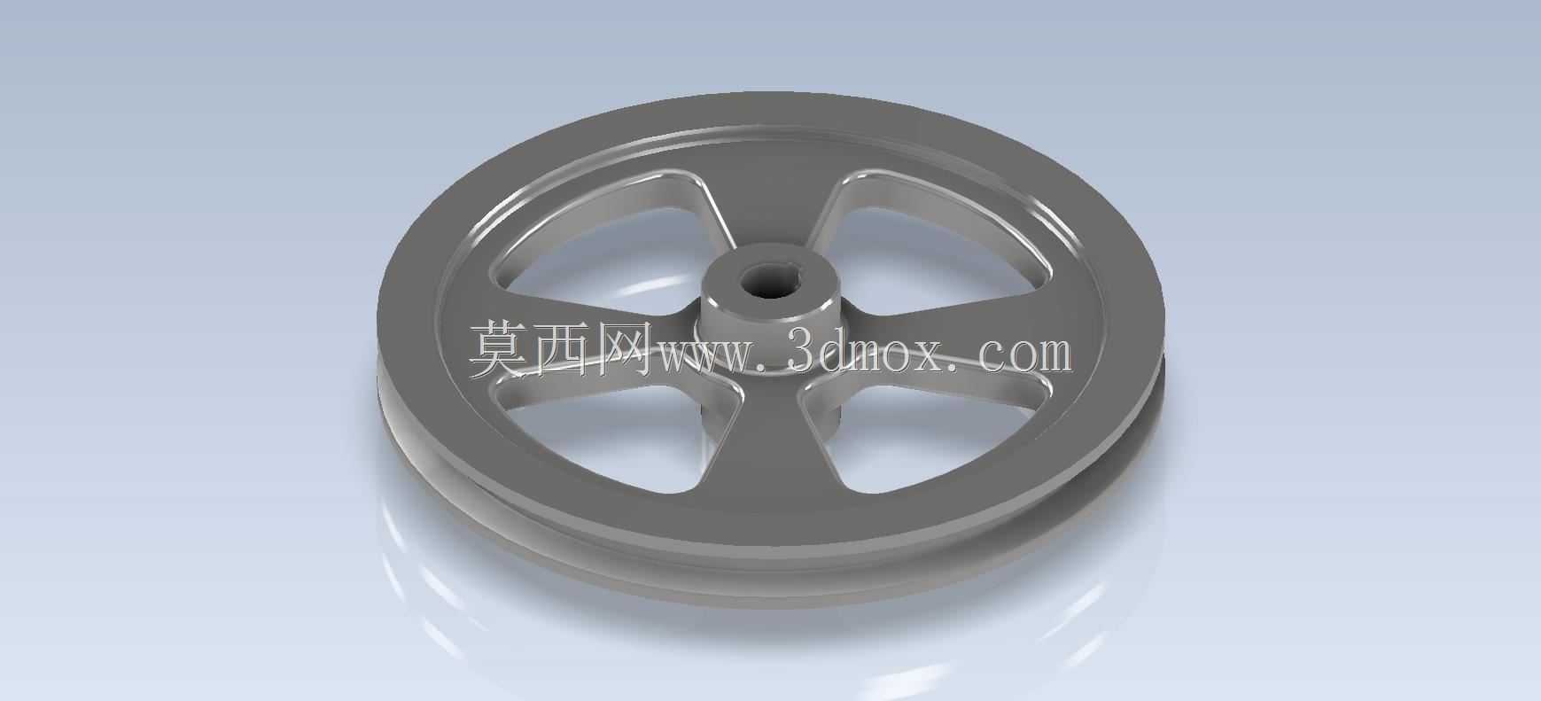 Studycadcam 3D CAD练习219/滑轮Autodesk Inventor Pro