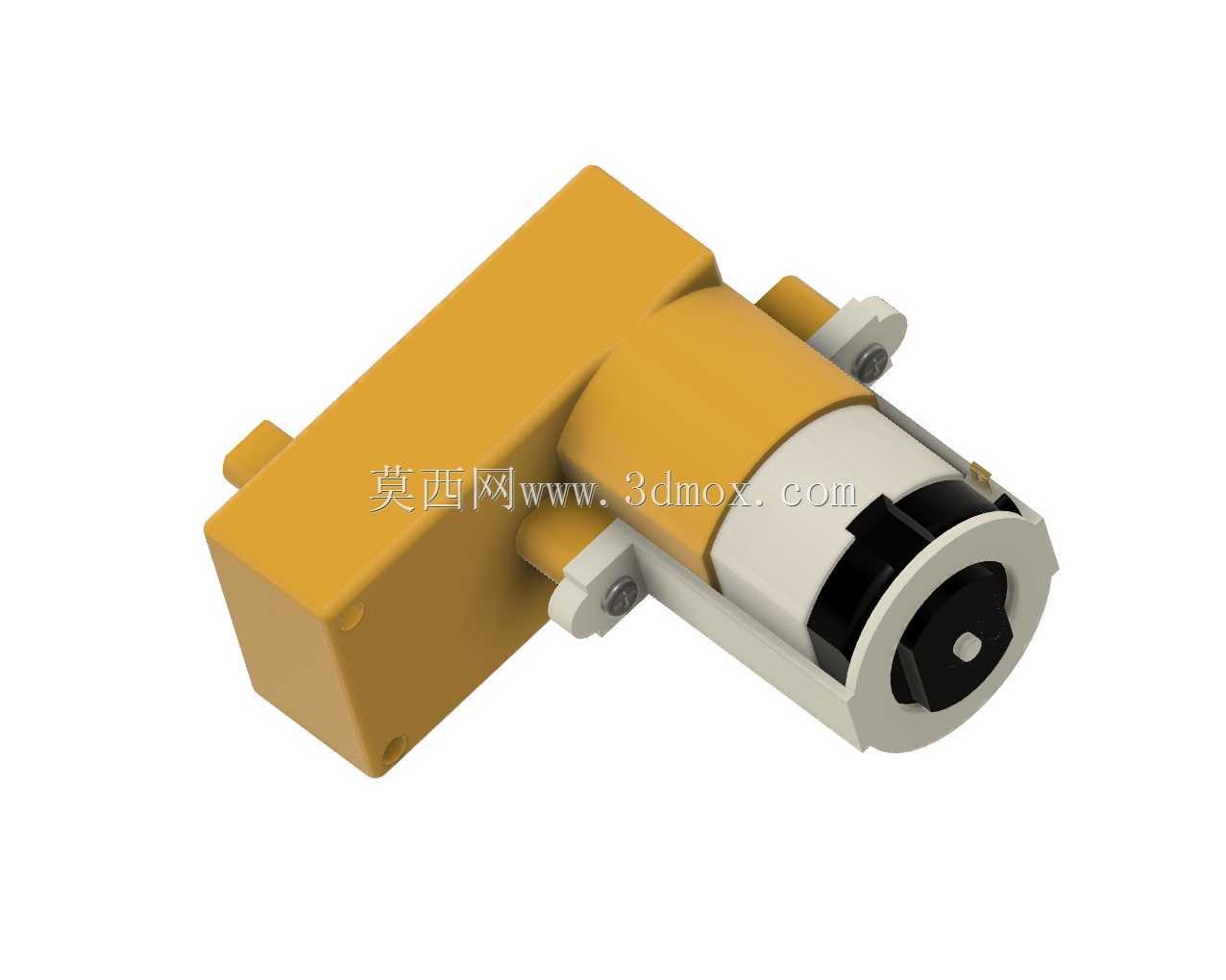 电机减速器3V 6V Escuadra L con Eje de Metal