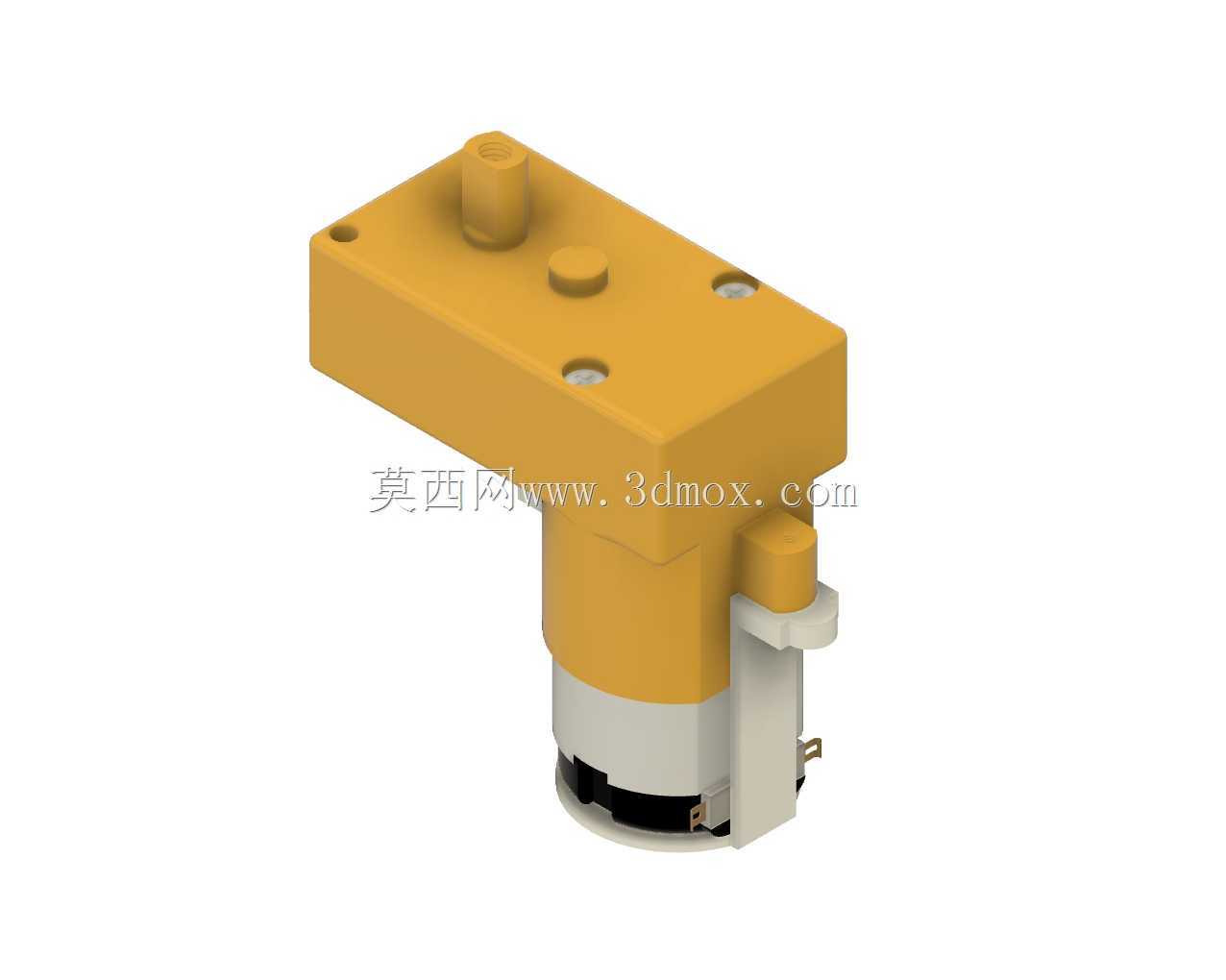 电机减速器3V 6V Escuadra L con Eje de Metal