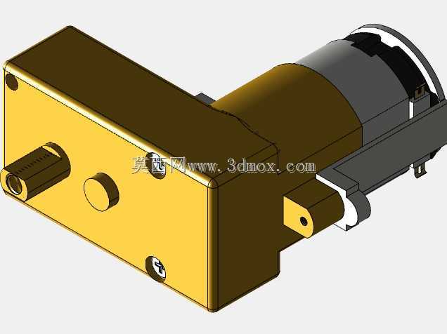 电机减速器3V 6V Escuadra L con Eje de Metal