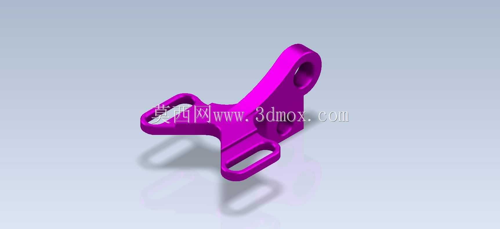 Studycadcam 3D CAD练习214/锚定支架Autodesk Inventor Pro