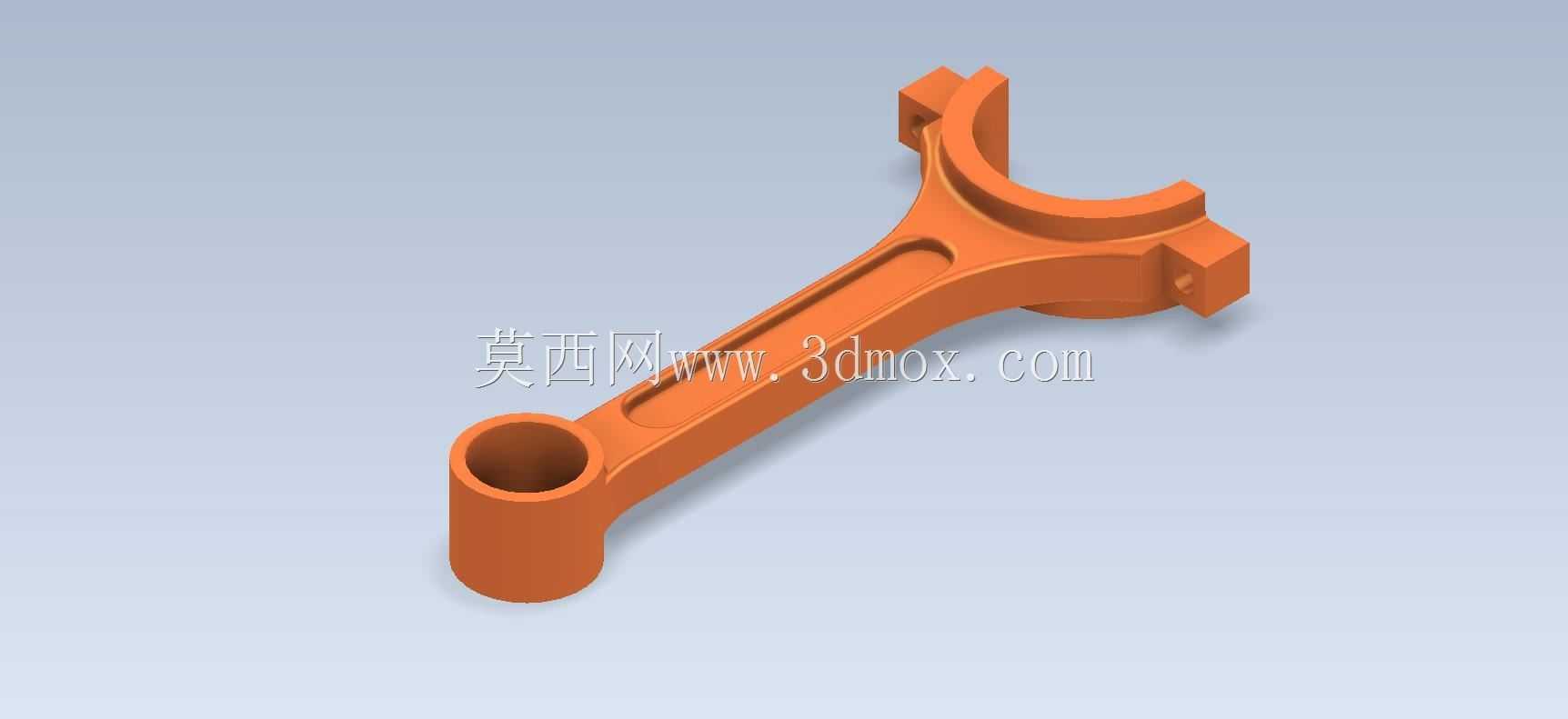 Studycadcam 3D CAD练习213/连杆Autodesk Inventor Pro