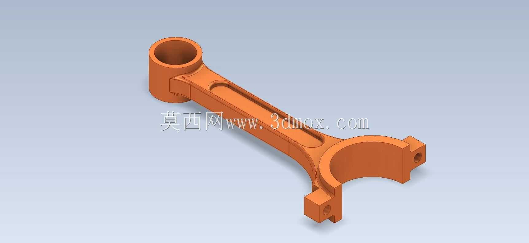 Studycadcam 3D CAD练习213/连杆Autodesk Inventor Pro