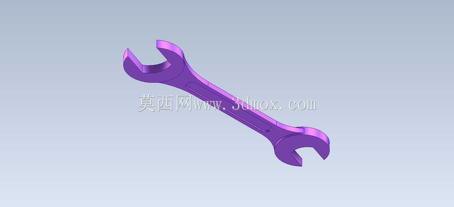 Studycadcam 3D CAD练习206/扳手/llave 17/13 Autodesk Inventor Pro