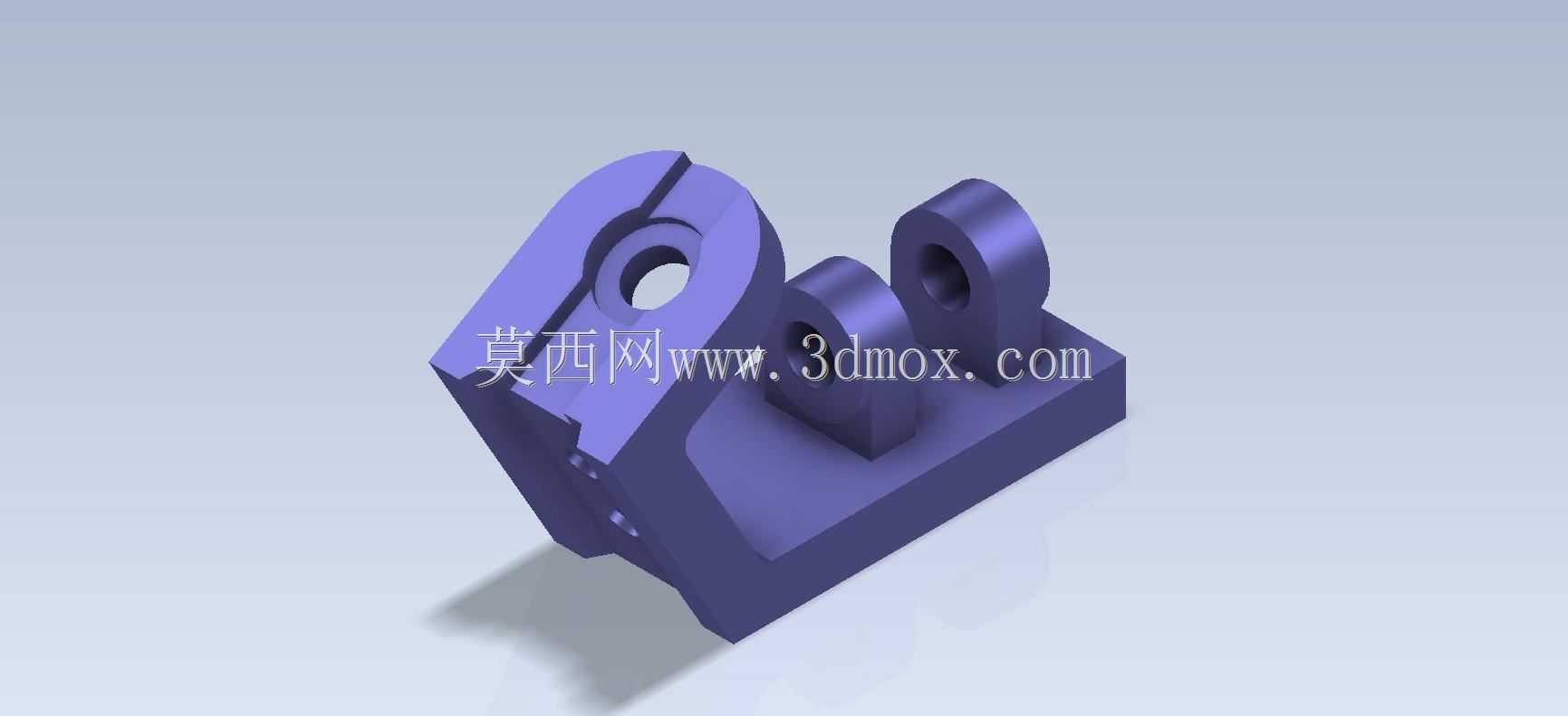 Studycadcam 3D CAD练习204/控制支架Autodesk Inventor Pro