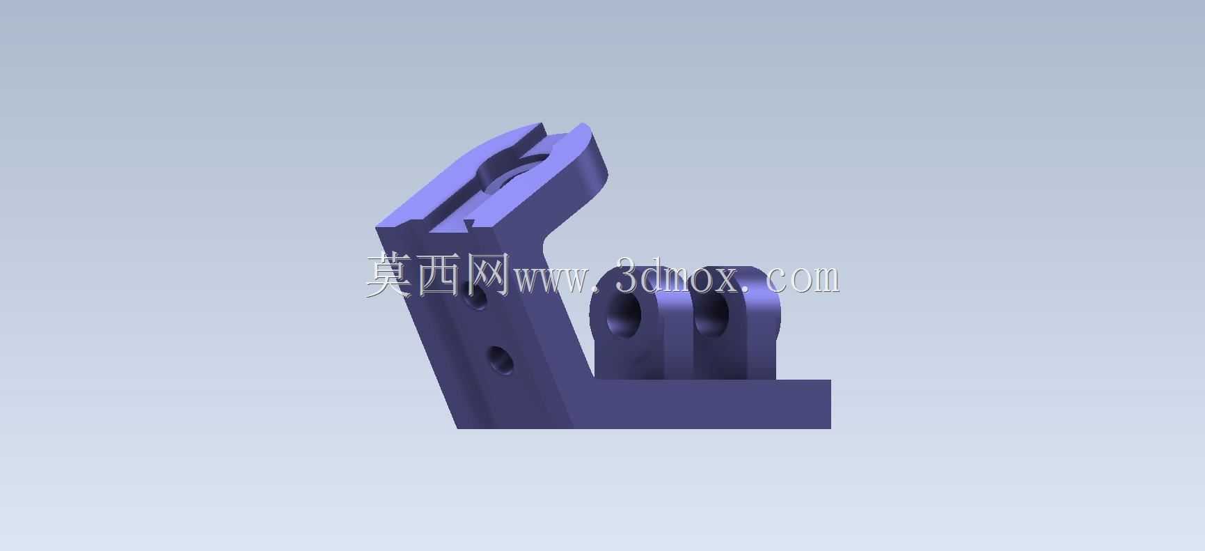 Studycadcam 3D CAD练习204/控制支架Autodesk Inventor Pro