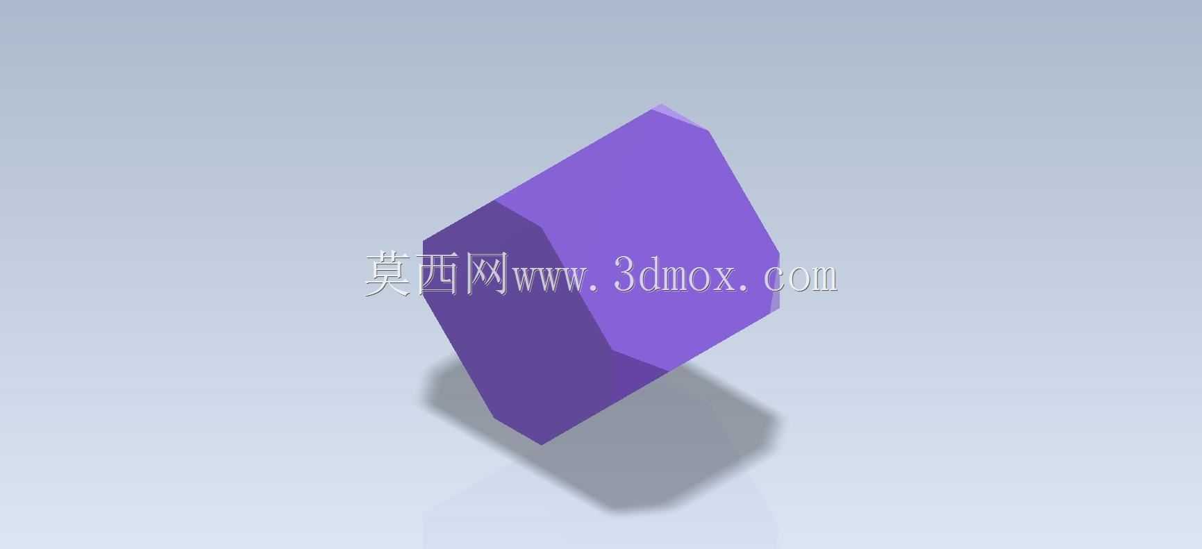 Studycadcam 3D CAD练习201/多面体Autodesk Inventor Pro