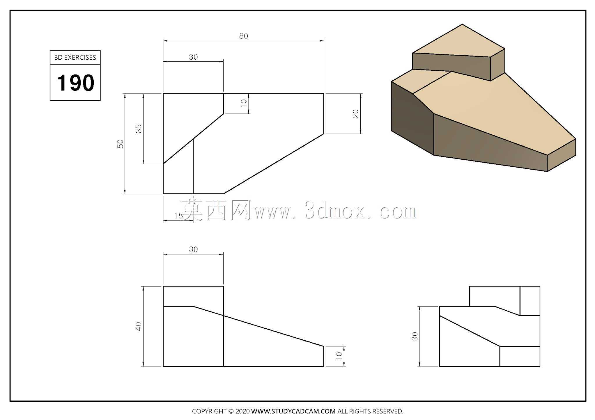 Studycadcam 3D CAD��ϰ190 Autodesk Inventor Pro