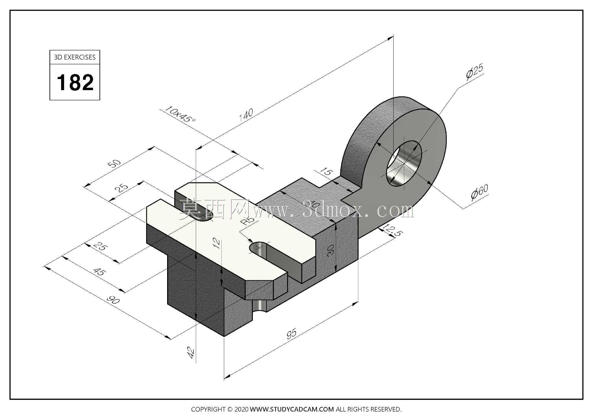 Studycadcam 3D CAD��ϰ182 Autodesk Inventor Pro
