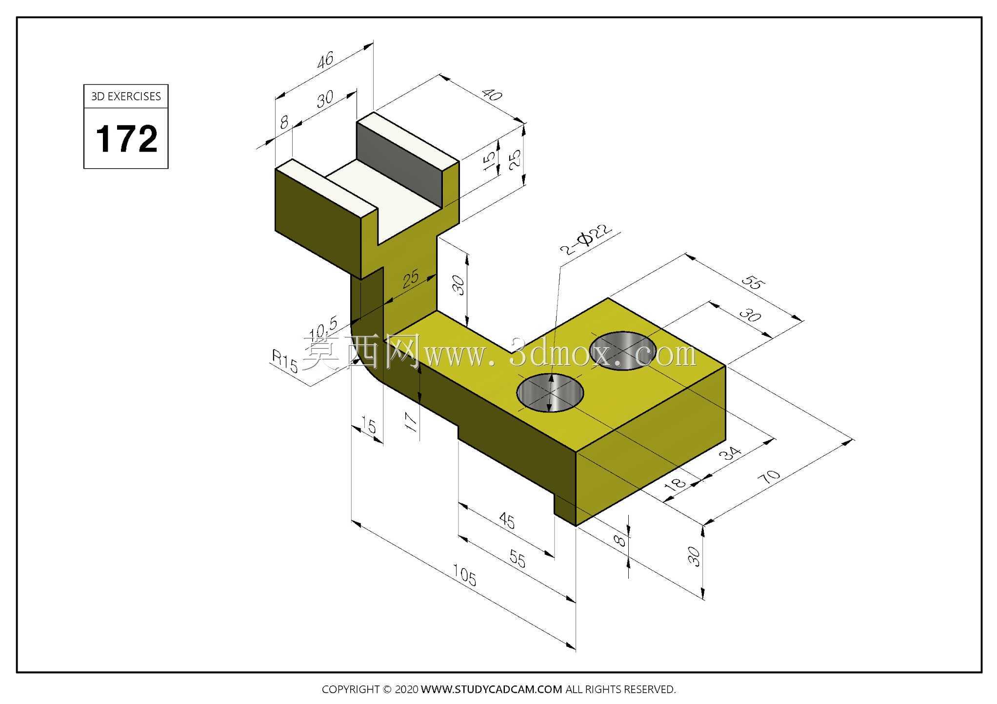 Studycadcam 3D CAD��ϰ172 Autodesk Inventor Pro