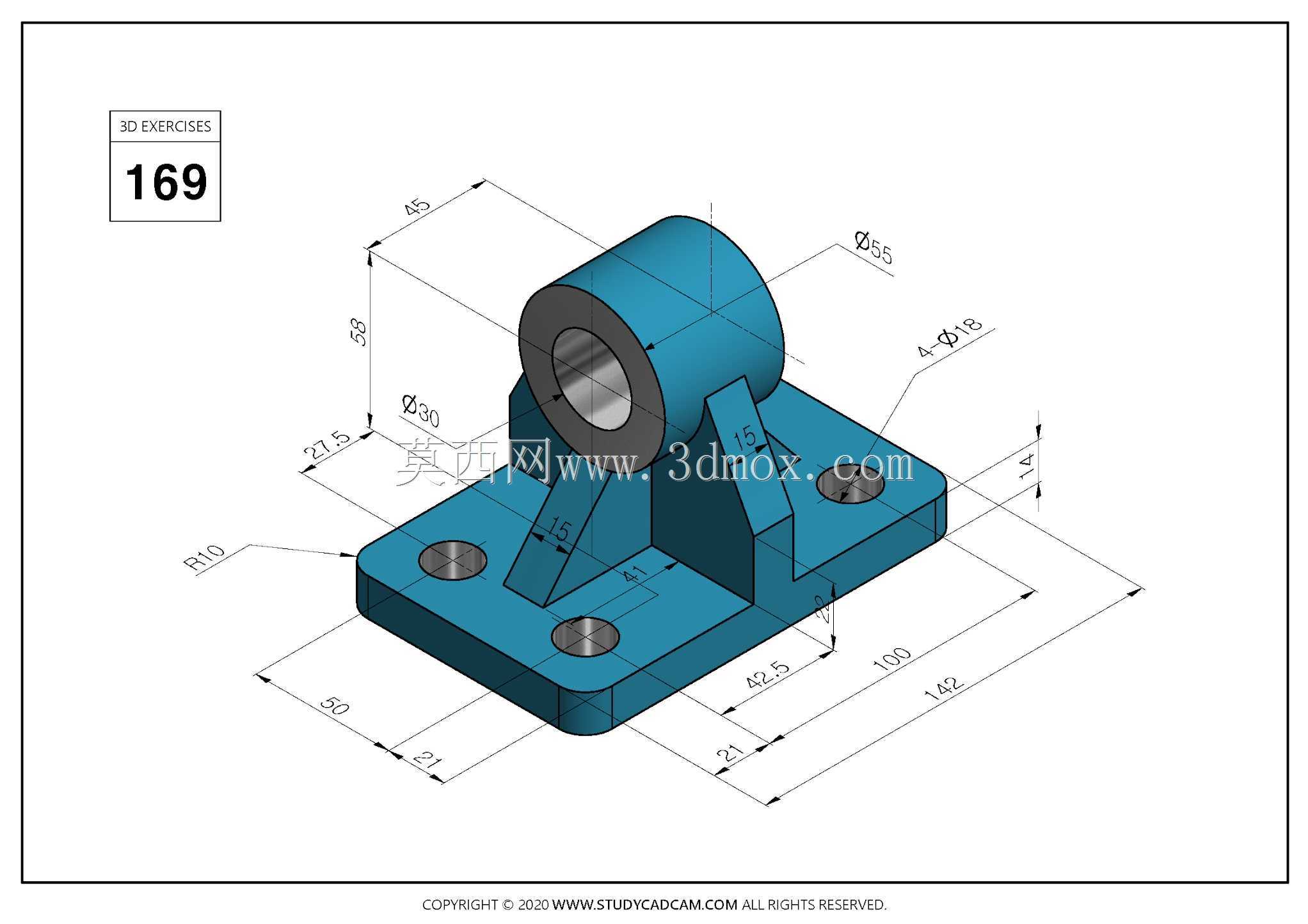 Studycadcam 3D CAD��ϰ169 Autodesk Inventor Pro