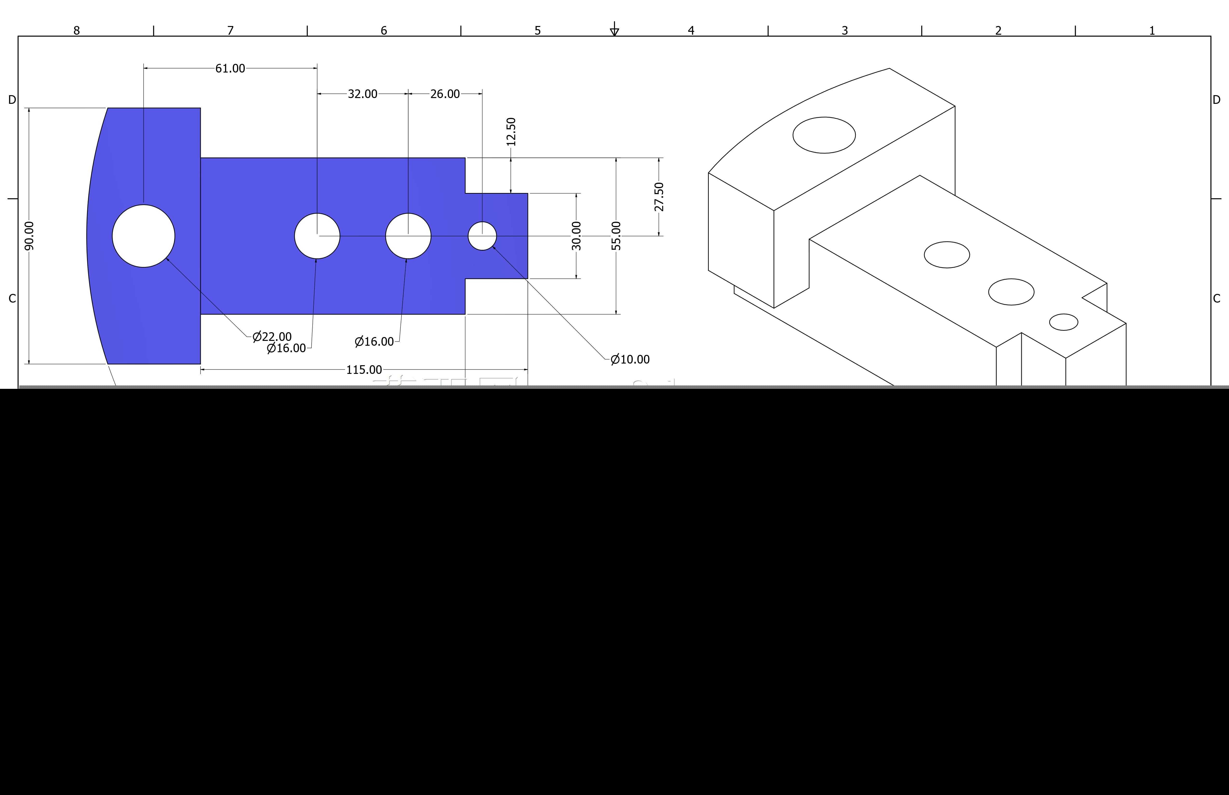 Studycadcam 3D CAD练习166 Autodesk Inventor Pro