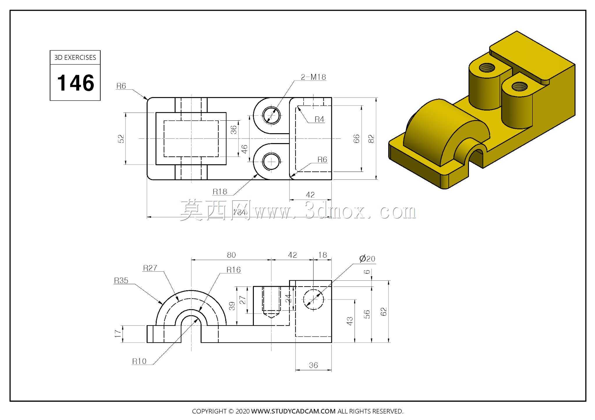 Studycadcam 3D CAD��ϰ146 Autodesk Inventor Pro