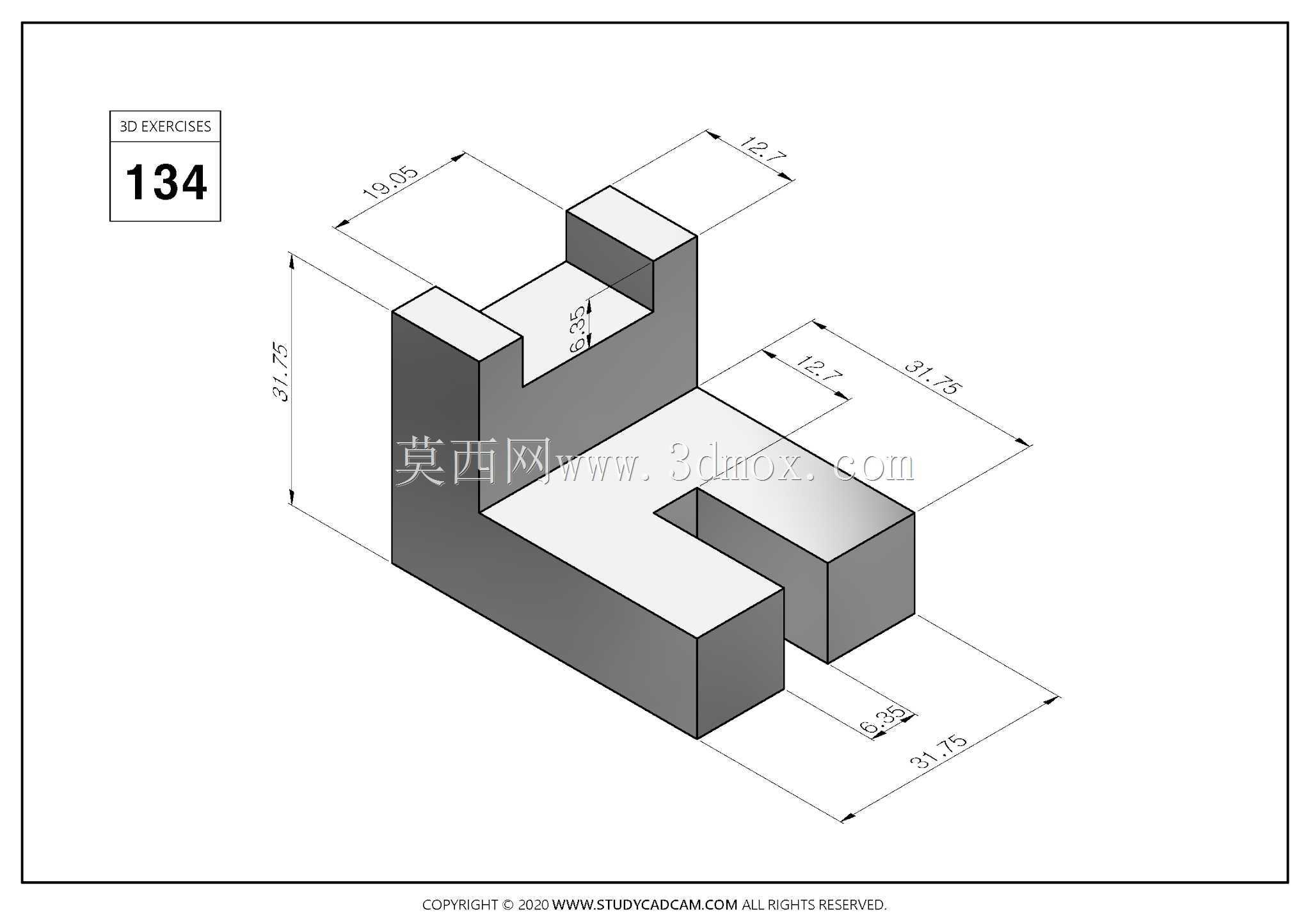 Studycadcam 3D CAD��ϰ134 Autodesk Inventor Pro