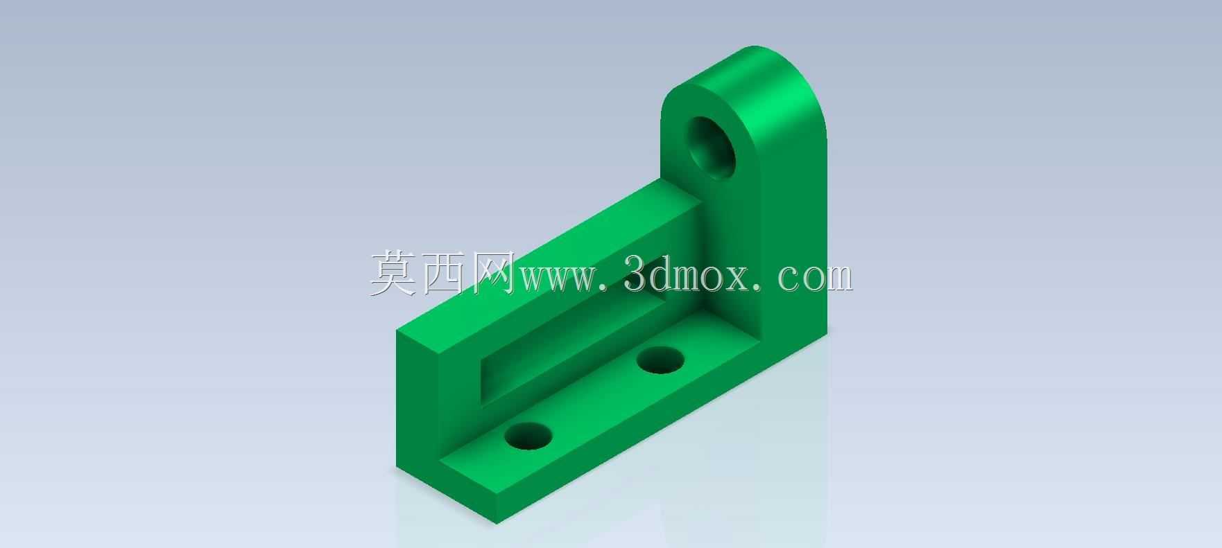 Studycadcam 3D CAD练习130/安全支架Autodesk Inventor Pro