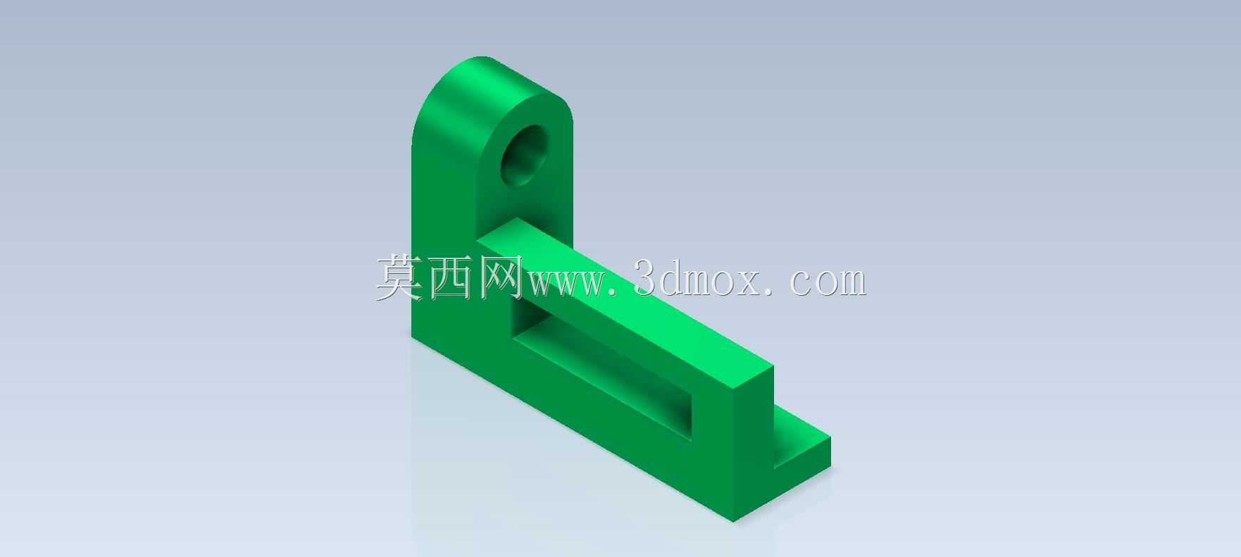 Studycadcam 3D CAD练习130/安全支架Autodesk Inventor Pro