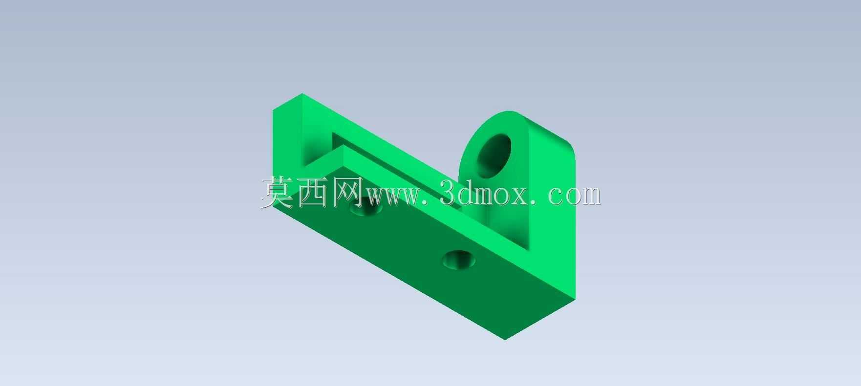 Studycadcam 3D CAD练习130/安全支架Autodesk Inventor Pro