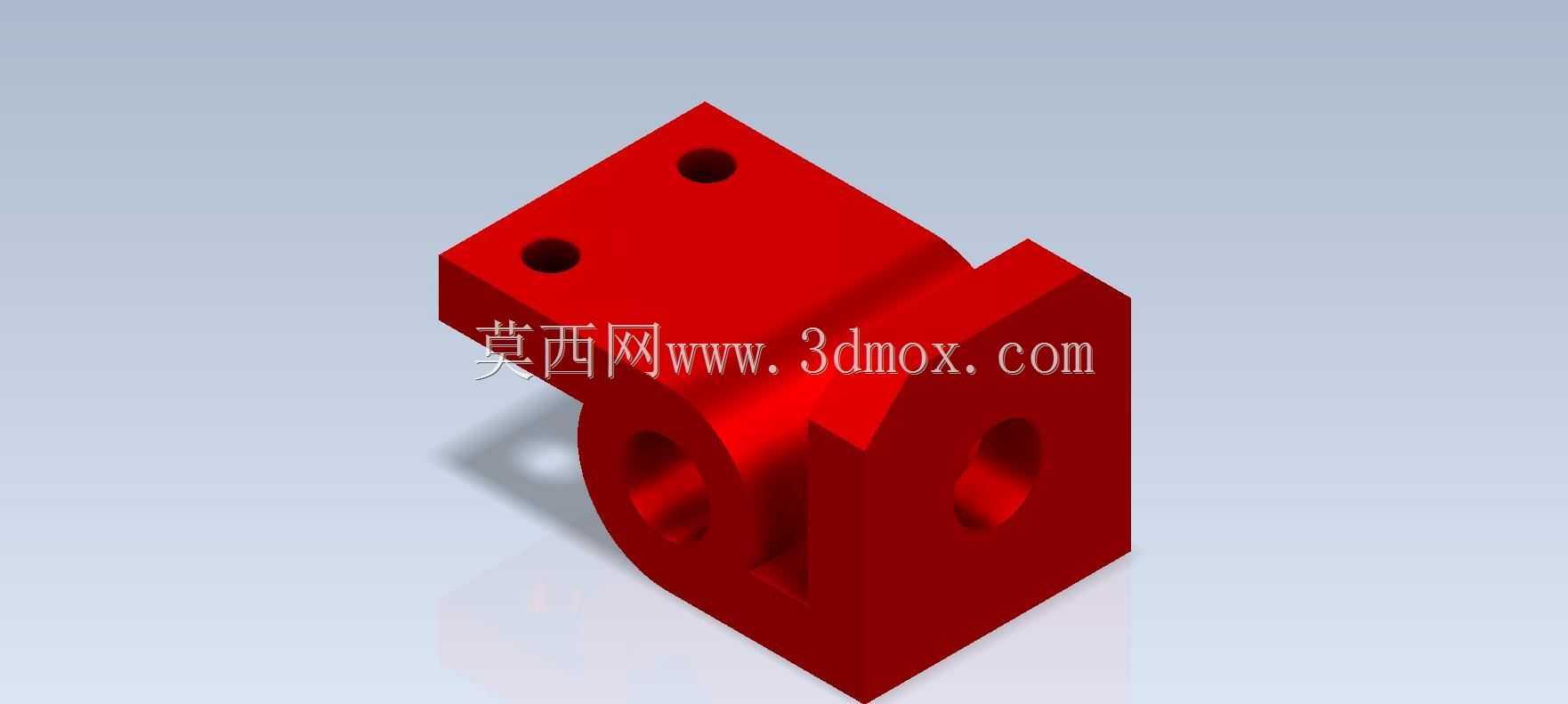 Studycadcam 3D CAD练习129/MS杆支架Autodesk Inventor Pro