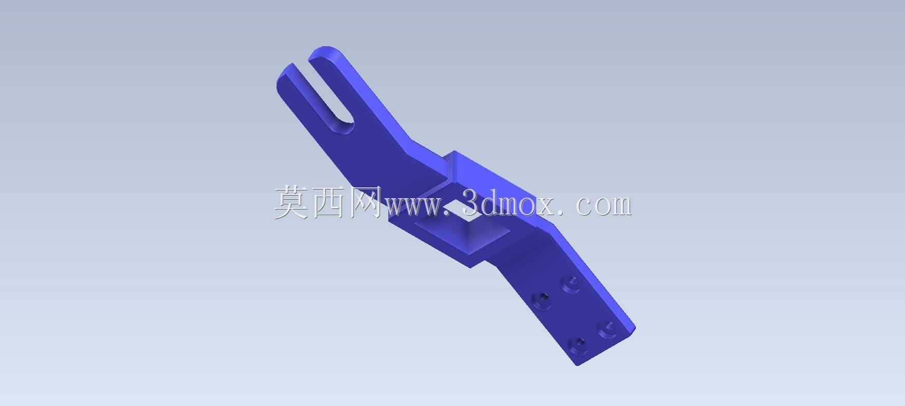 Studycadcam 3D CAD练习119/连杆Autodesk Inventor Pro