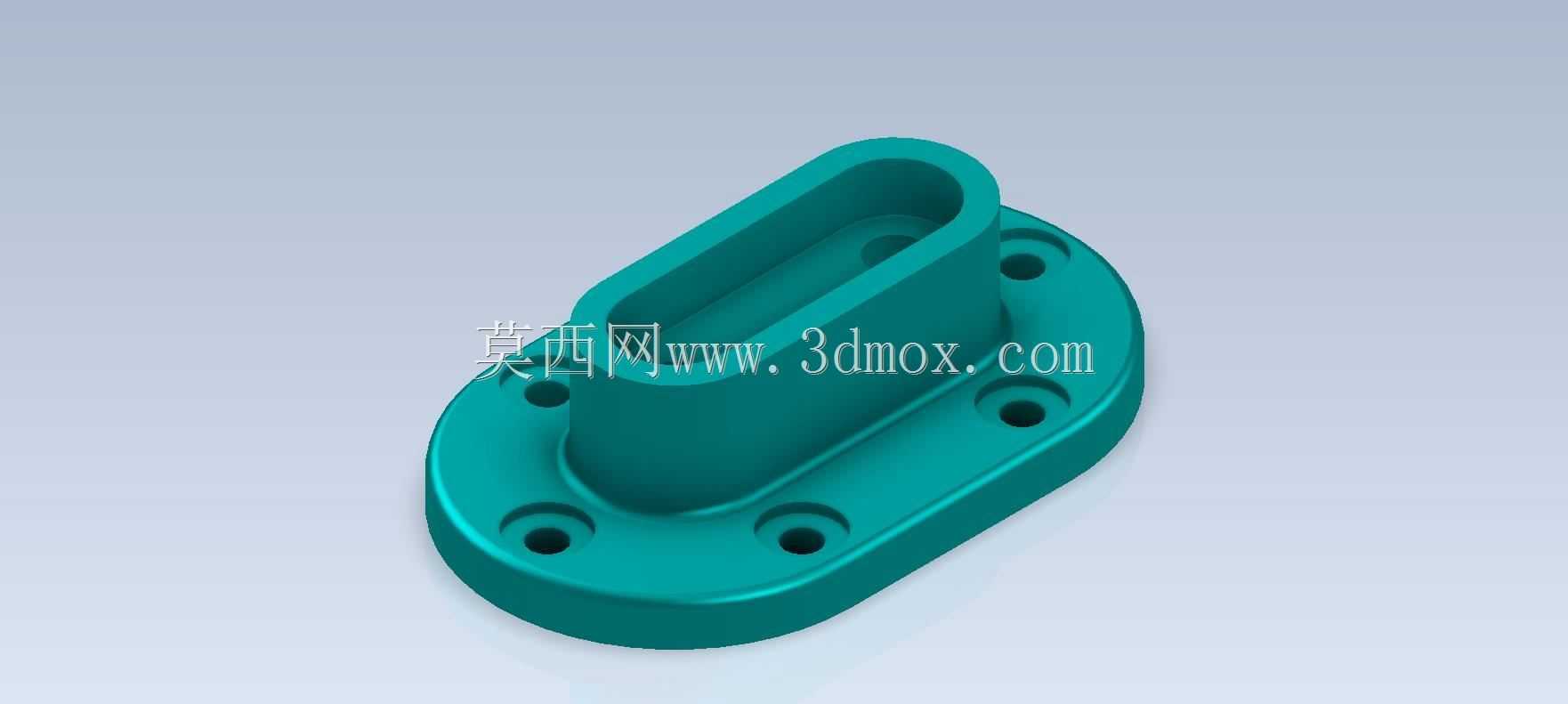 Studycadcam 3D CAD练习118/轨道法兰Autodesk Inventor Pro