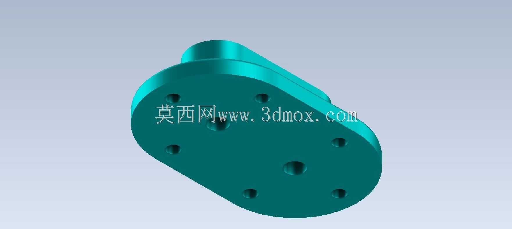 Studycadcam 3D CAD练习118/轨道法兰Autodesk Inventor Pro