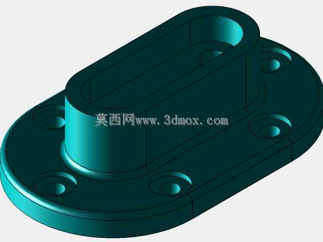 Studycadcam 3D CAD练习118/轨道法兰Autodesk Inventor Pro