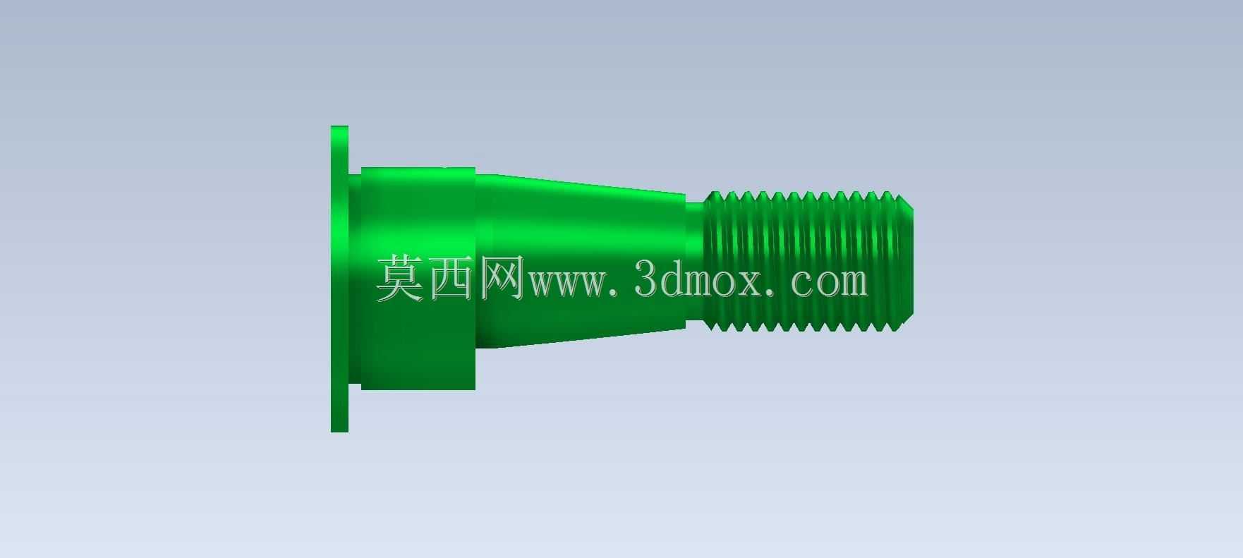 Studycadcam 3D CAD练习110 Autodesk Inventor Pro(螺纹是一种模拟,与图纸中的螺纹不完全相同)