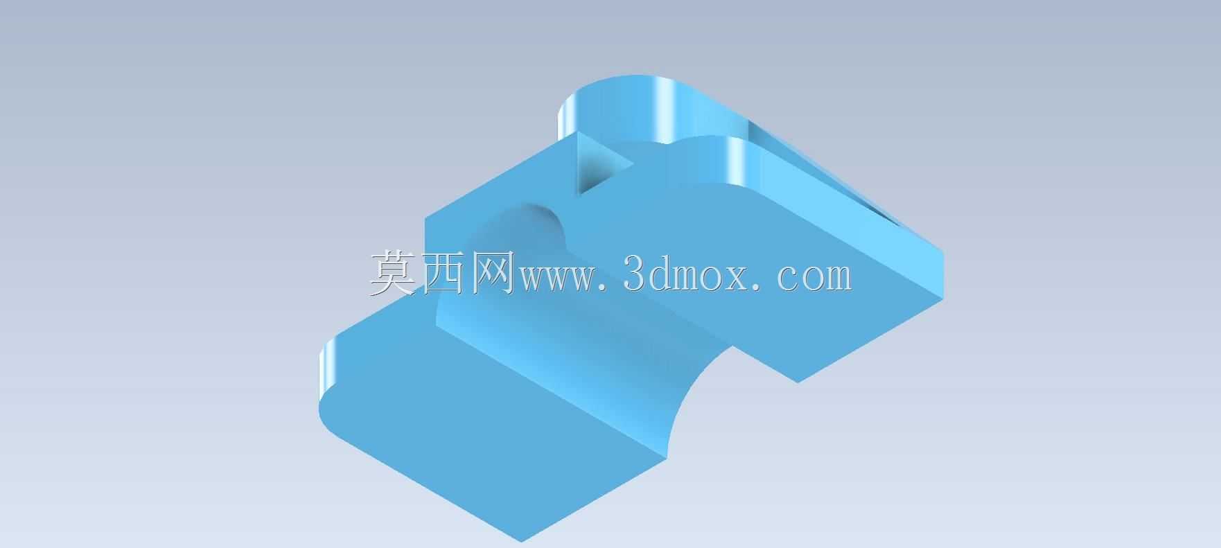 Studycadcam 3D CAD练习106/角块Autodesk Inventor Pro